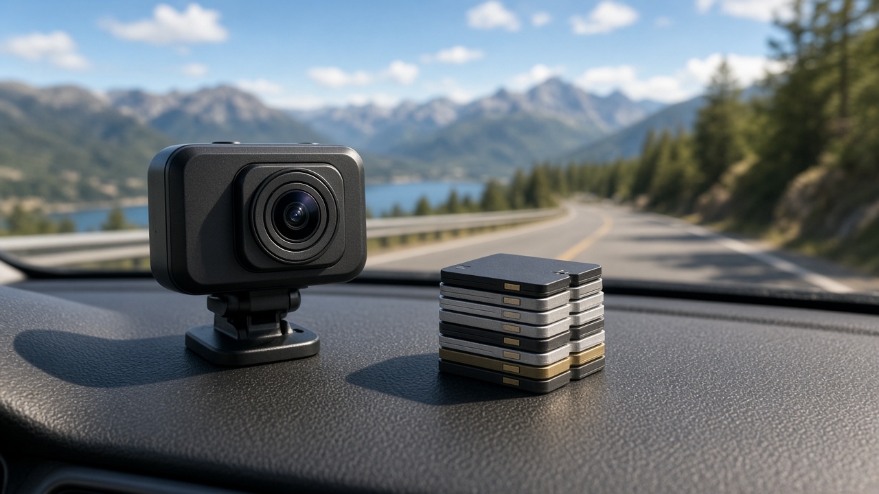Combien de Go pour sa dashcam ? Bitrate et boucle