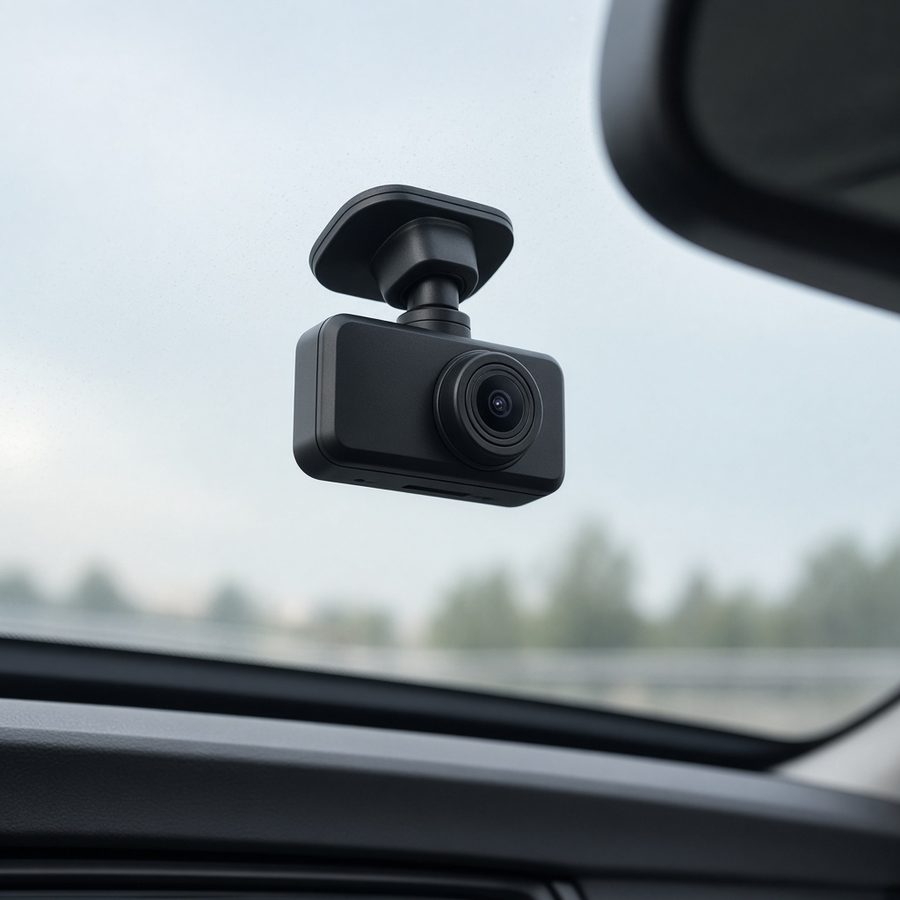 Dashcam double objectif
